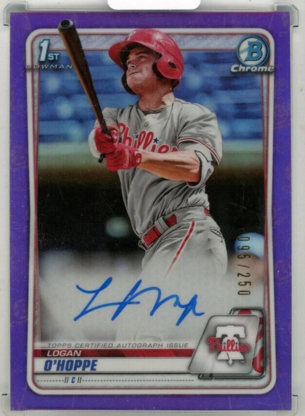 大活躍　Logan O’Hoppe 直筆サイン　オホッピー2020 Chrome 2020 Topps BOWMAN Chrome Logan O'Hoppe Autographs /250 | eBay