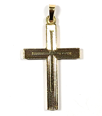 Ebay gold cross pendant deals