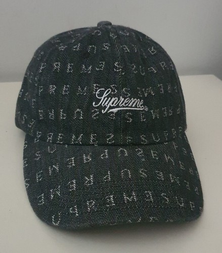 SS20 Supreme Piping 6-panel black cap Hat | eBay