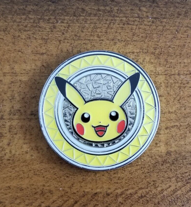 Pikachu Metal Coin Pokemon TCG XY Premium Trainer's Pikachu Metal Coin Pokemon TCG XY Premium Trainer's