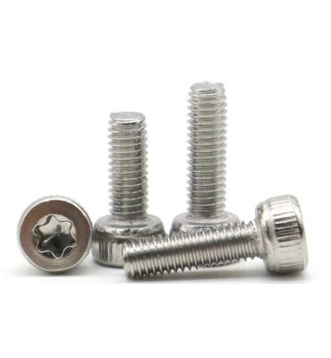 72pcs M2 M2.5 M3 knurled head torx screws bolts plum socket screw T&TX bolt nail