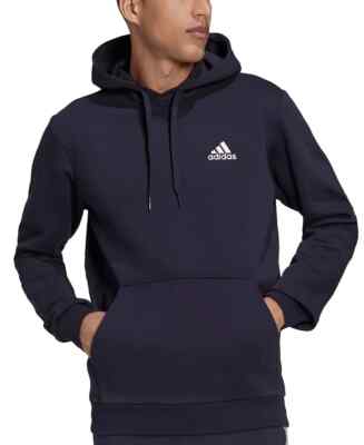 Adidas Mens Feel Cozy Essentials Fleece Pullover Hoodie  New Free Shipping
