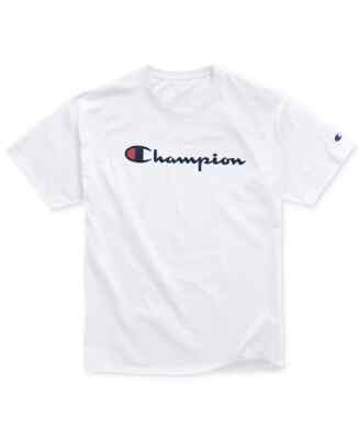 Champion Classic Graphic T-Shirt Script Logo - GT23H