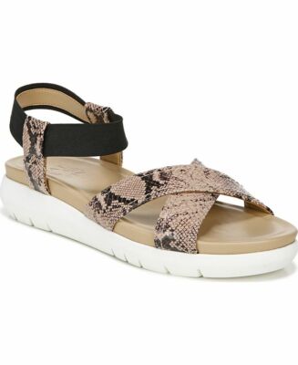 NATURALIZER Lily Snake print Demi-wedge Sandals 10 M