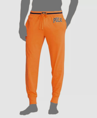 47 Polo Ralph Lauren Men s Orange Drawstring Joggers Sweatpants