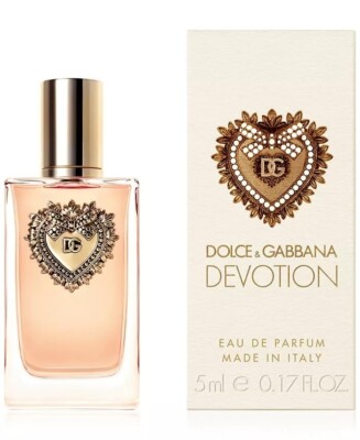 Dolce & Gabbana DEVOTION Eau De Parfum Miniature Splash for Women 0.17 oz 5 ml