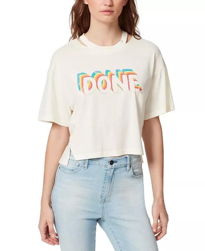 

Женская футболка Blake с потертостями и короткими рукавами с рисунком, размер X-Large, White