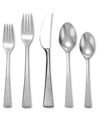 Biscayne 75 piece pc set Service for of 12 Stainless Flatware NEW Gorham 65