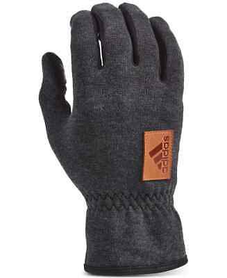 Adidas Mens Edge 2.0 Cold.Rdy Touch-Screen Running Gloves Gray M/L