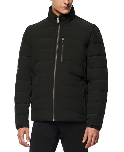 Marc New York Men's Carlisle Stretch Packable Moto Jacket Black XXL