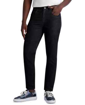 Karl Lagerfeld Paris Men's Slim-Fit Corduroy Denim Pants Charcoal