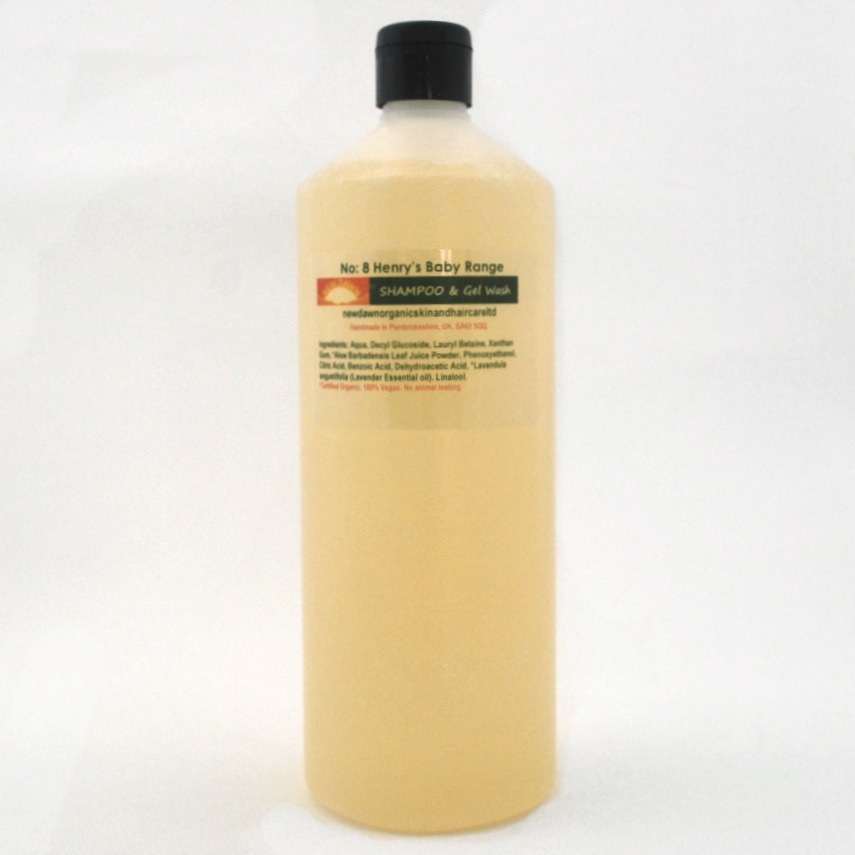 CRADLE CAP, RASH & ECZEMA relief Organic Newborn Baby Shampoo & Wash