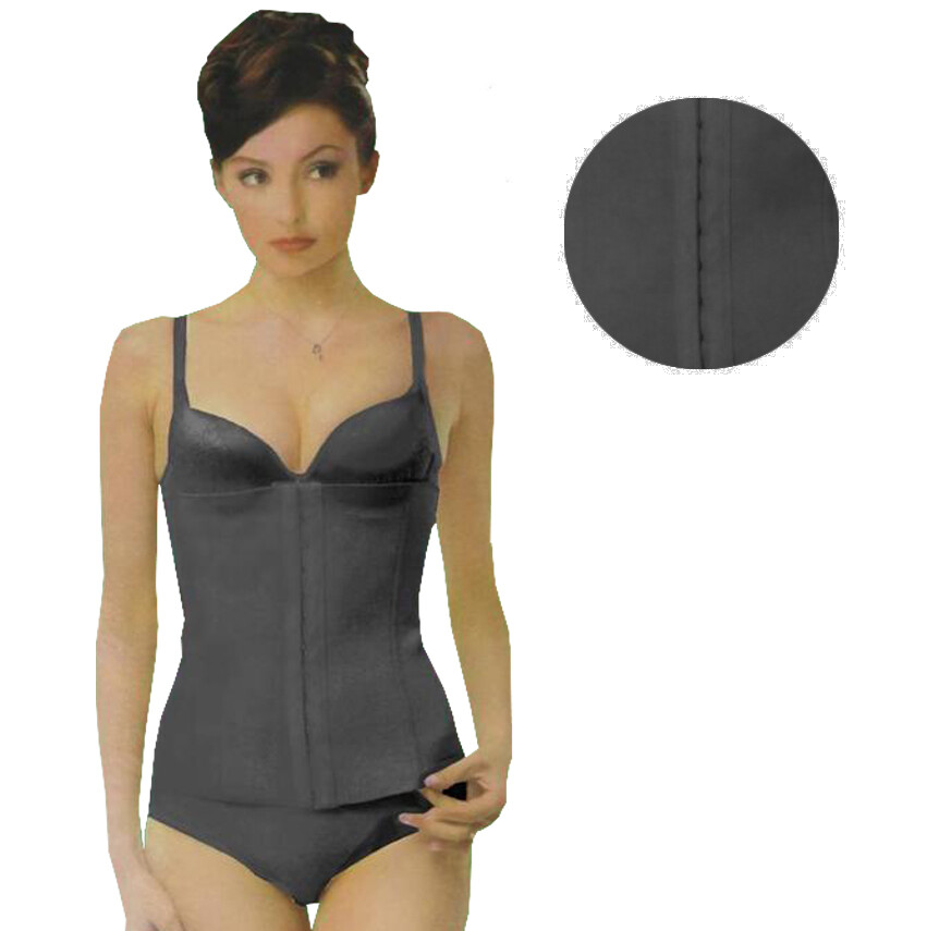 

Новый женский черный корсет Корректирующее белье Body Shaper Талия Тренировочный пояс Cincher #38633