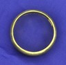 Pre-owned Luckyfinejewelry 24k Band Ring Solid Yellow Gold Handmade 7.50 Grams Handmade In Usa 4-12 In Khaki