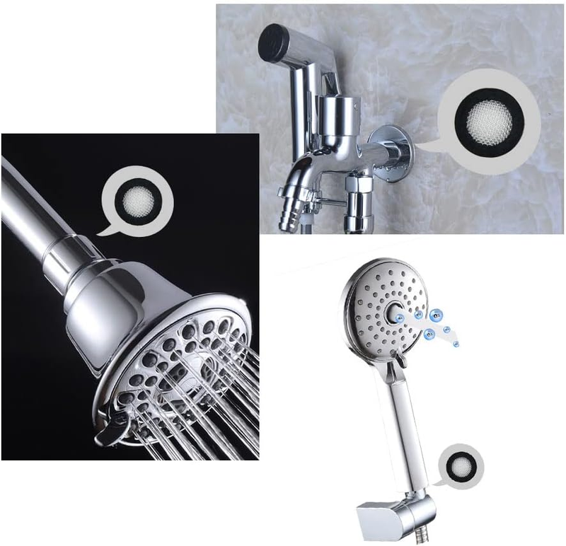 15 PCS Screen Hose Washer Filter Pressure Shower Head Washer Gasket Stainless St