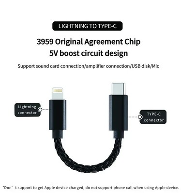 OTG multi-function adapter cable TPYE-C to Light-ning to USB for iphone 13 14 15