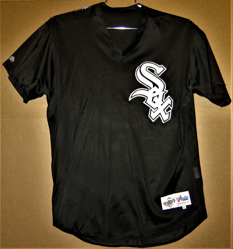 CHICAGO WHITE SOX #57 BLACK BATTING PRACTICE Majestic Size