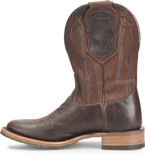 Pre-owned Double-h Boots Men's 11” Beryl U Toe Ice™ Stockman Western Boot Brown - Dh7032,