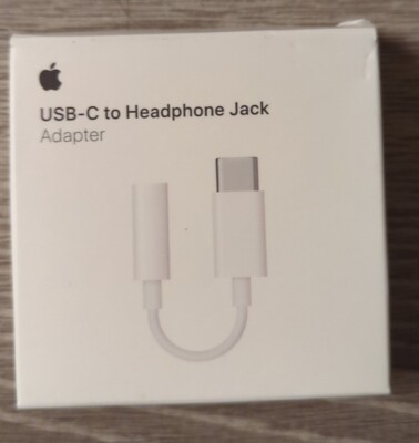 Genuine OEM Apple iPhone USB-C to 3.5mm Headphone Jack Adapter A2049 | MU7E2AM/A