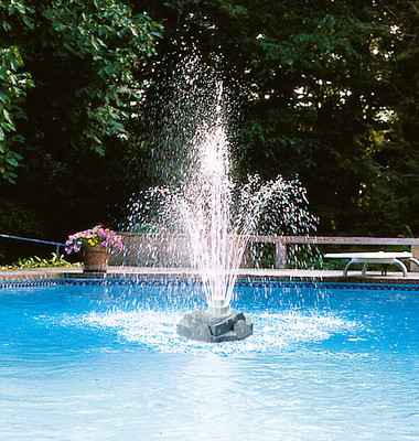 Aqua Select Triple Tier Rock Above Ground & Inground Swimming Pool Fountain