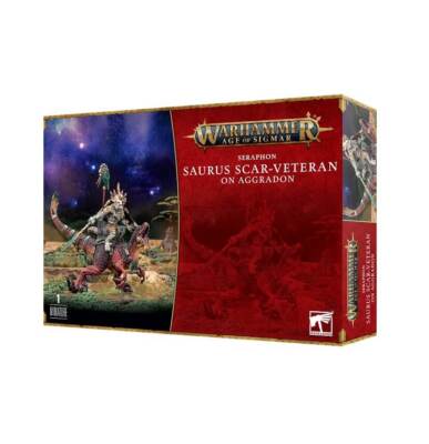 Seraphon - Saurus Scar-Veteran on Aggradon, Warhammer AoS Age of Sigmar