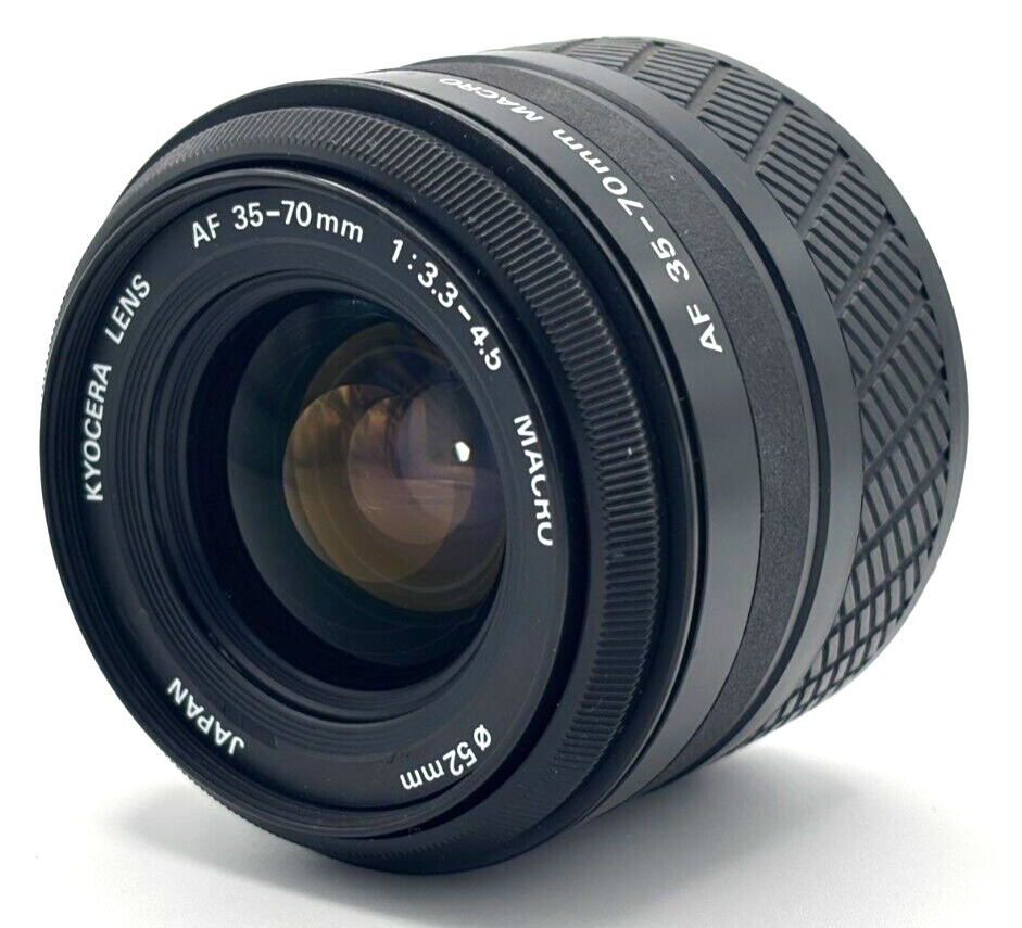 その他 KYOCER LENS AF 35-70mm 1:3.3-4.5 MACRO Near Mint KYOCERA LENS AF 35-70mm 1:3.3-4.5 MACRO Φ52mm from