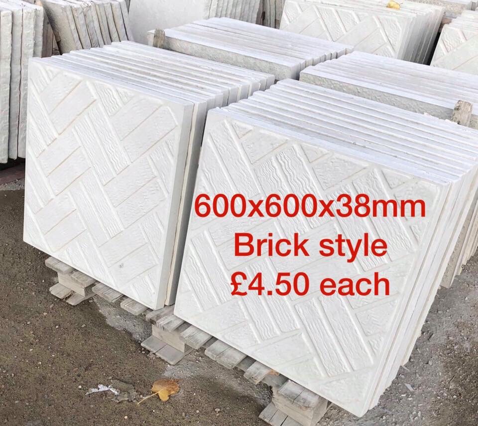 2x2 /600x600 quality concrete paving slabs in Sheffield, South