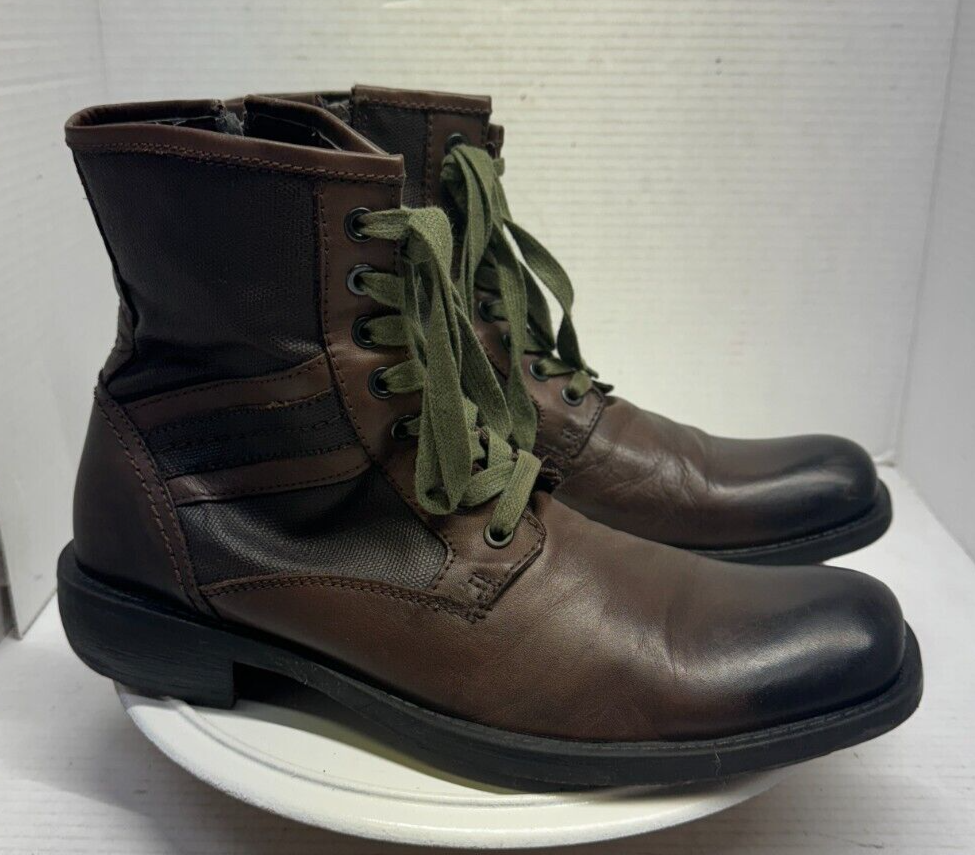 Military Desert Combat Lace Up Side Zip