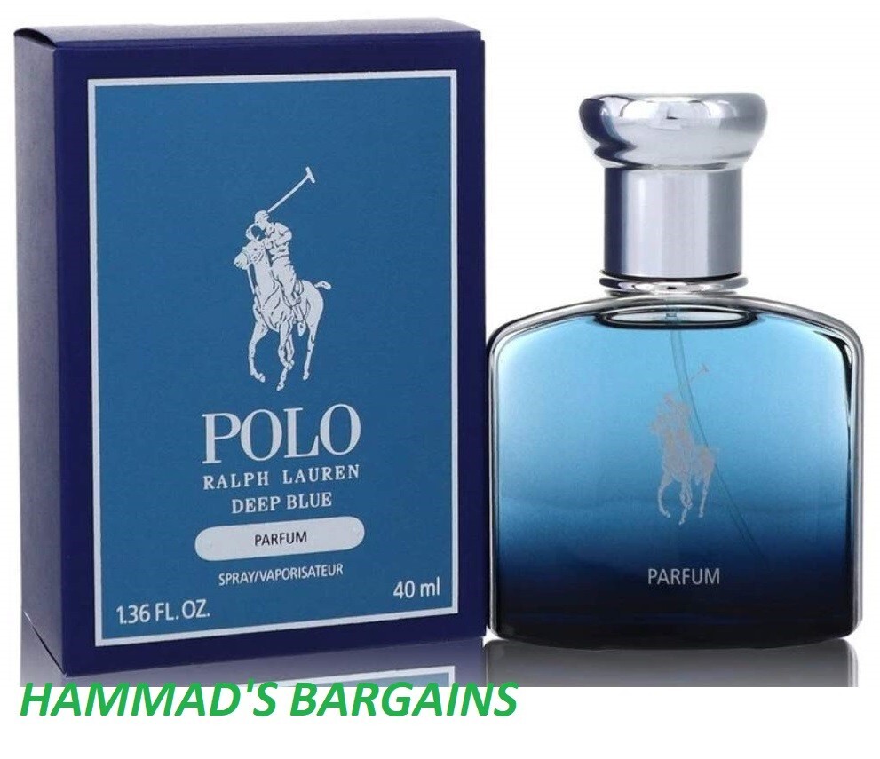 POLO DEEP BLUE BY RALPH LAUREN PARFUM 1.36 OZ / 40 ML FOR