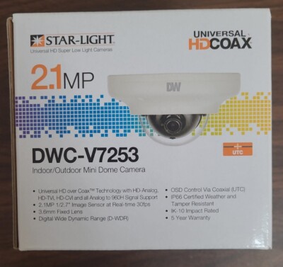 Digital Watchdog DWC-V7253 Mini Dome  Security Camera