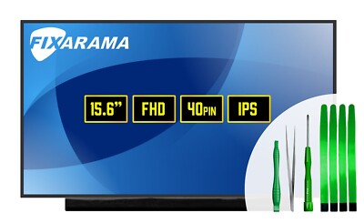 HP Omen 15-EN0013DX 2V926UA 144Hz FHD 40pin LCD Screen + Tools GRADE A+ FIXARAMA