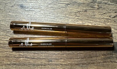Mally Evercolor Shadow Stick X2 CHARCOAL Lot of 2 Eyeshadow Sticks 0.06oz
