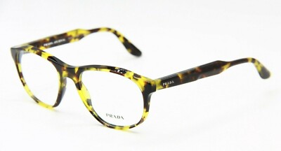NEW PRADA PR 12S UBL-1O1 TORTOISE EYEGLASSES AUTHENTIC RX PR12S 52-18