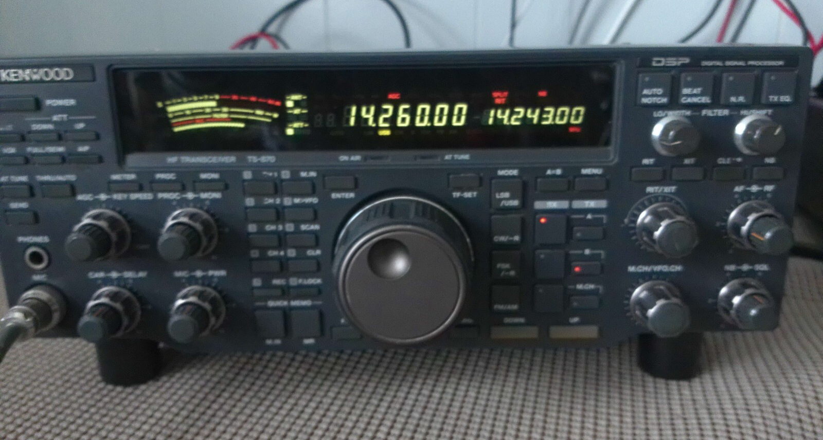 Kenwood社製　高級HF帯トランシーバーTS-870S 100w 強　完動 ケンウッド TS-870S トランソーバー KENWOOD TS-870S 100W HF DSP