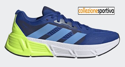 SCARPE ADIDAS QUESTAR 2 M - IE2962 col. blu/bianco/lime