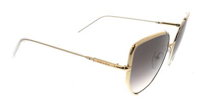 Pre-owned Prada 0pr 21ys 07r6s1 Caramel Tortoise Square Sunglasses