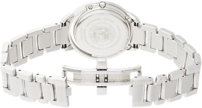 Pre-owned Citizen L Eco-drive Ew5521-81d Woman Watch Stainless Steel Band Silver