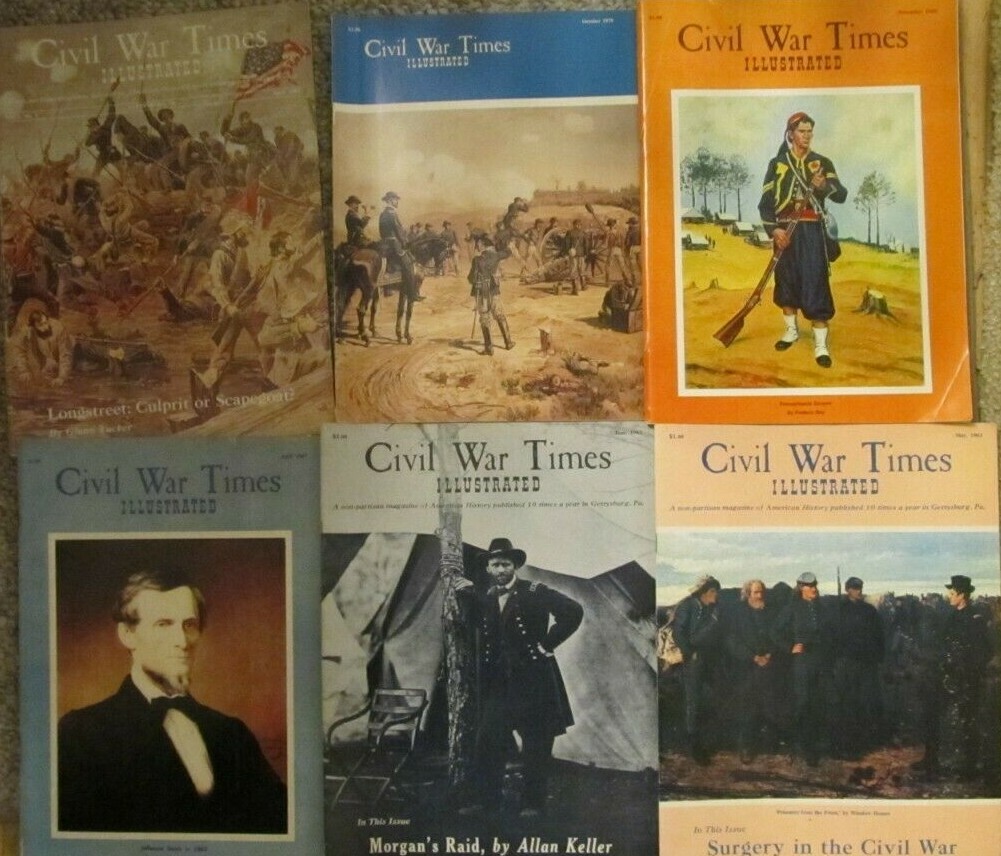 41 CIVIL WAR TIMES magazines 1960-1970's