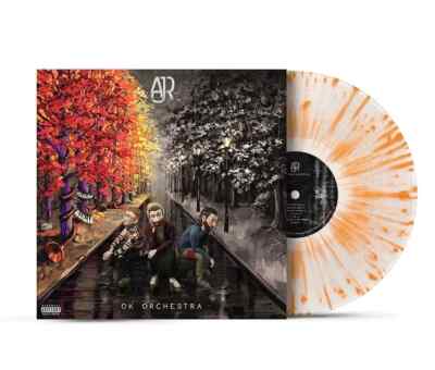 AJR   OK Orchestra - Clear w/ Orange Splatter LP Vinyl Record 12'' - NEW Sealed