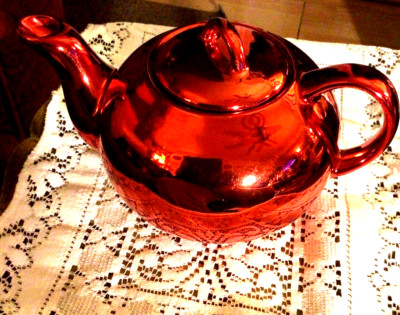Candy Red Transparent Red Glazed Teapot - Taiwan