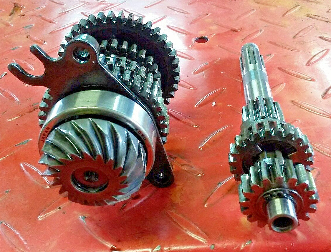 05 Yamaha YFM 80 Raptor ATV Transmission Gears and Main Shafts 3GB-17402-00-00