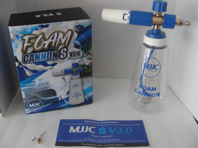 MJJC Foam Cannon S V3.0 with 1/4  Quick Connector Adapter BRAND NEW SEALED UNITS