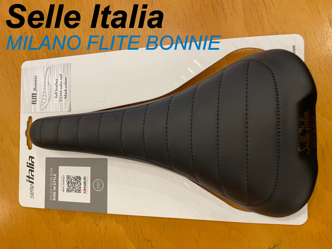 SELLE ITALIA/flite/bonnie/milano/レザーサドル Selle Italia MILANO FLITE BONNIE Saddle FULL LEATHER Black