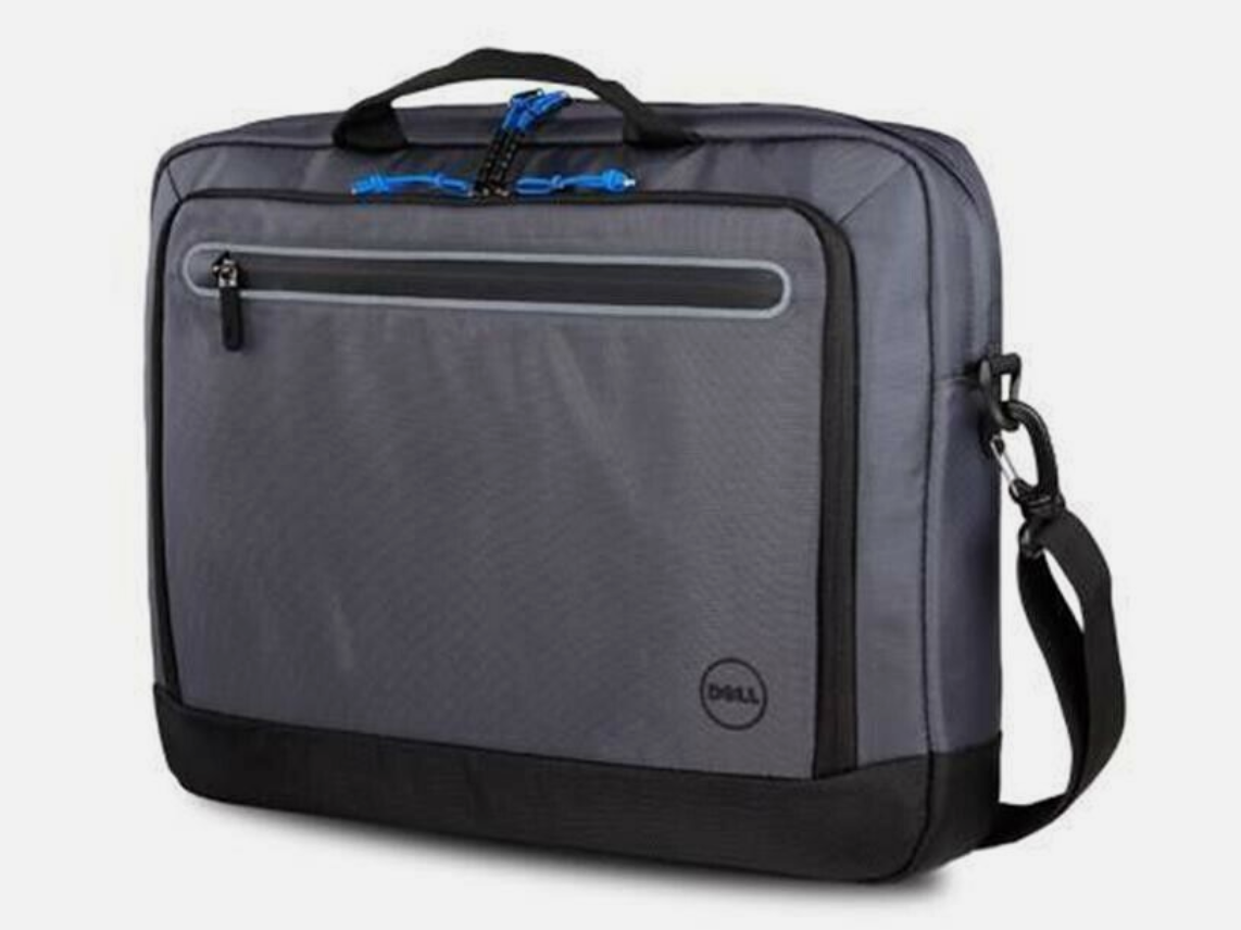 Dell XFJPM Briefcase Laptop Notebook Carrying Bag Black Gray