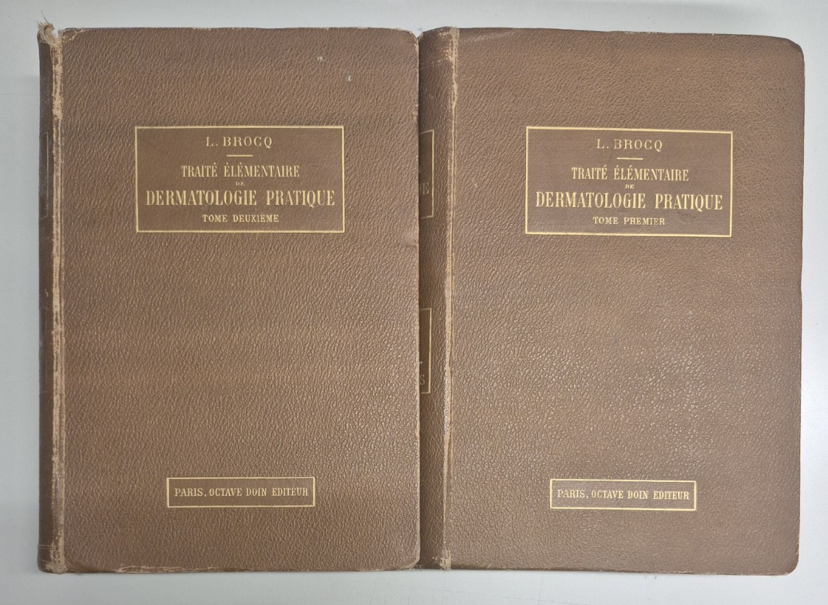 Trait de dermatologie pratique 2 Tomes - L. Brocq - 1907