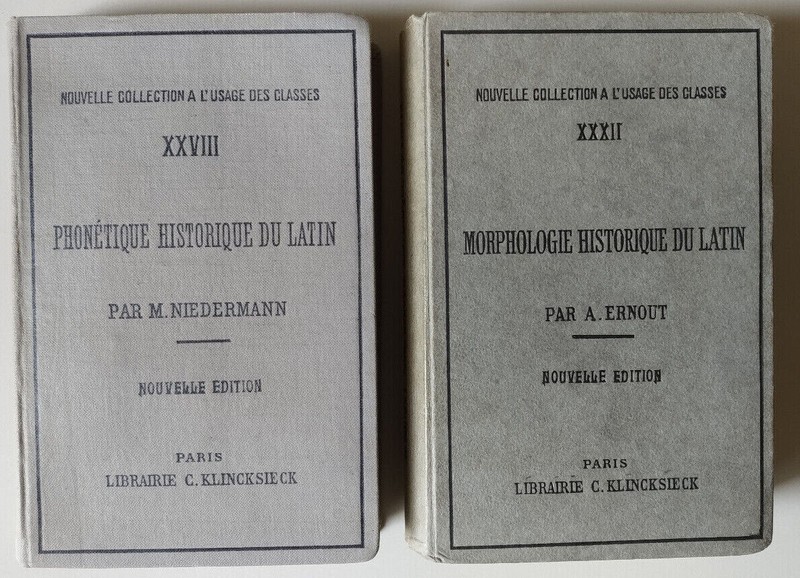 PhonÃ©Tique Historique Du ... Morphologie Historique Du Latin Klincksieck  (2)