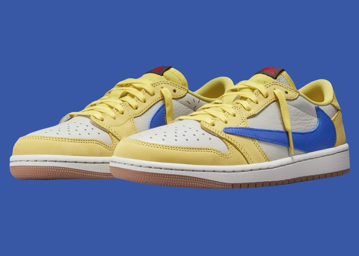 Nike Air Jordan 1 Retro Low OG SP Travis Scott Canary DZ4137 Nike Air Jordan 1 Retro Low OG SP Travis Scott Canary DZ4137