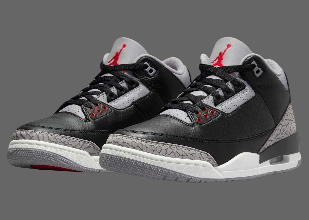 靴 Nike Air Jordan 3 Retro Black Cement Jordan 3 Retro OG 'Black Cement' 2024 - Air Jordan - DN3707