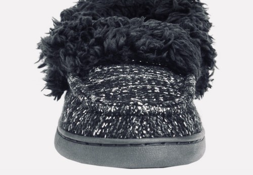 MUK LUKS ANAIS SLIPPER NEW W Tags. Size Small 5-6 Charcoal Black/gray Mukluks