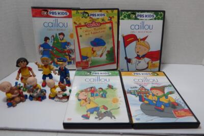PBS Kids Caillou DVD Lot of 5 Collection for Kids, Tested